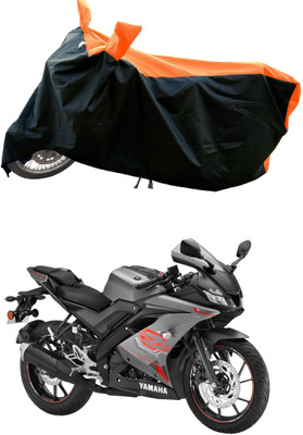 DeepShakshi AUTOMOTIVE Waterproof Two Wheeler Cover for Yamaha(YZF R15 V3, Orange)