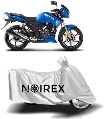 NOIREX Two Wheeler Cover for TVS(Apache RTR 180, Silver)