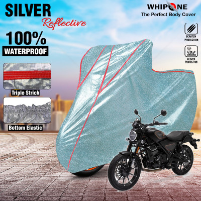 Whipone Waterproof Two Wheeler Cover for Harley Davidson(Silver)