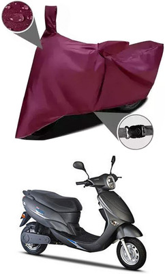 Mdstar Waterproof Two Wheeler Cover for Avon(E Star, Maroon)