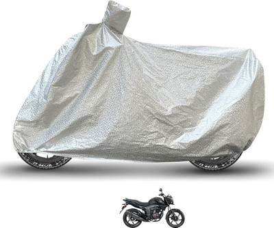 Caronix Waterproof Two Wheeler Cover for Honda(CB Trigger, Silver)