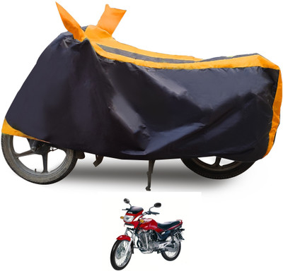 Euro Care Waterproof Two Wheeler Cover for Hero(Ambition, Orange)