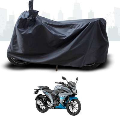 DeepShakshi AUTOMOTIVE Two Wheeler Cover for Yamaha(Fazer 25, Black)