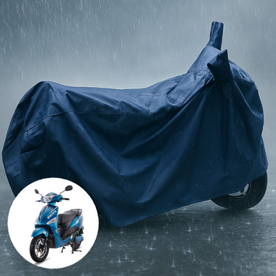 PAGORA Waterproof Two Wheeler Cover for Hero(Electric Optima, Blue, Blue)