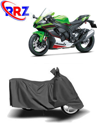 RRZ Waterproof Two Wheeler Cover for Kawasaki(Ninja ZX-10R, Grey)