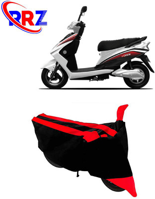 RRZ Waterproof Two Wheeler Cover for Okinawa(Praise, Black, Red)
