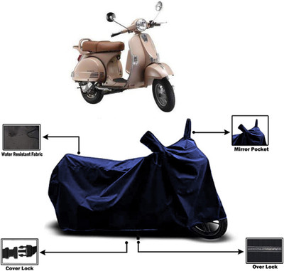 Amexride Two Wheeler Cover for LML(Star Euro 150, Blue)