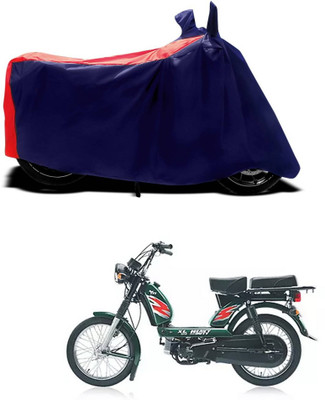 PAGORA Waterproof Two Wheeler Cover for TVS(Heavy Duty Super XL, Red)