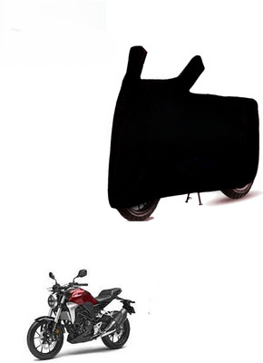 DeepShakshi AUTOMOTIVE Two Wheeler Cover for Honda(CBR300R BS6, Black)