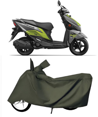 BbcMart Waterproof Two Wheeler Cover for Suzuki(Avenis 125, Green)