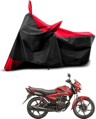 AASHTIK MART Two Wheeler Cover for Universal For Bike(Shine, Red, Black)