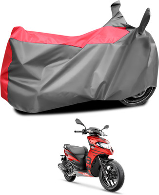 CODOKI Waterproof Two Wheeler Cover for Aprilia(SR 125, Grey, Red)