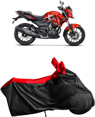 Autofly Waterproof Two Wheeler Cover for Hero(Xtreme 200R, Red, Black)