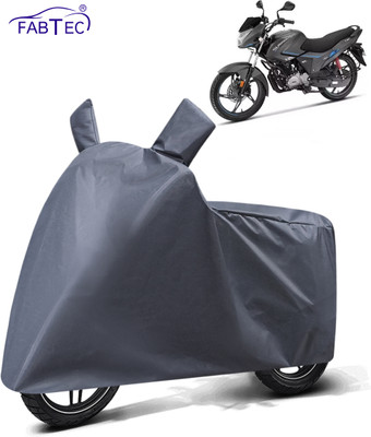 Spaiko Two Wheeler Cover for Hero(Glamour, Grey)