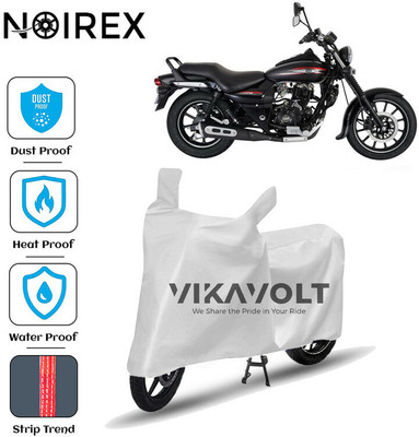 NOIREX Waterproof Two Wheeler Cover for Bajaj(Avenger 220 Street, Silver)