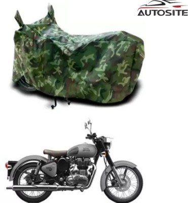 SMDP Two Wheeler Cover for Royal Enfield(Bullet 350, Multicolor)