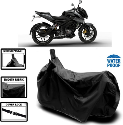 DeepShakshi AUTOMOTIVE Waterproof Two Wheeler Cover for Bajaj(Pulsar 160 NS DTS-i, Black)