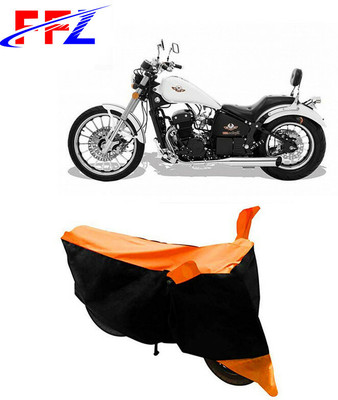 FFZ Waterproof Two Wheeler Cover for FAB Regal Raptor(Daytona 350, Black, Orange)