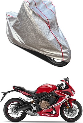 PAGORA Waterproof Two Wheeler Cover for Honda(CBR650R, Silver)