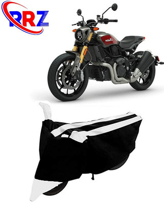 RRZ Waterproof Two Wheeler Cover for Indian(FTR 1200, Black, White)