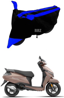 RRZ Two Wheeler Cover for TVS(Jupiter, Black, Blue)