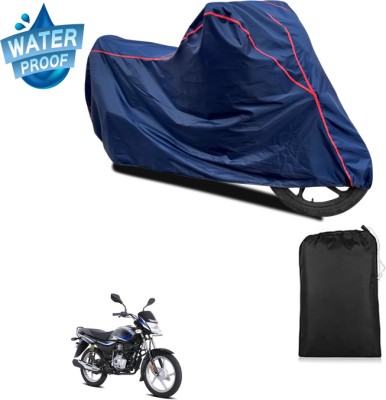 PAGORA Waterproof Two Wheeler Cover for Bajaj(Platina 100, Blue)