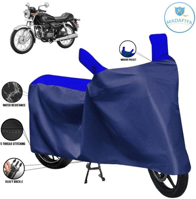 MADAFIYA Waterproof Two Wheeler Cover for Hero(Splendor Pro Classic, Blue, Multicolor)