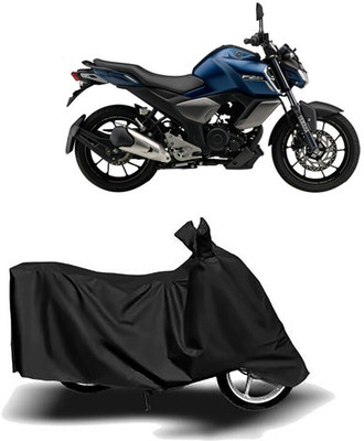 MMSSTAR Waterproof Two Wheeler Cover for Yamaha(FZ S V3.0 FI, Black)