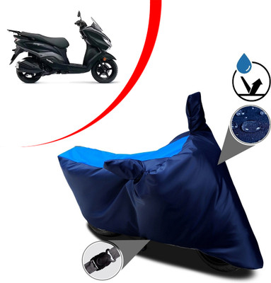 PAGORA Waterproof Two Wheeler Cover for Suzuki(Burgman Electric, Blue)
