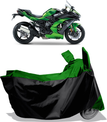 Amexride Two Wheeler Cover for Kawasaki(Ninja H2 SX, Multicolor)