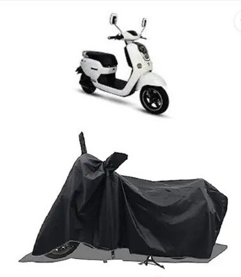 Tritika Waterproof Two Wheeler Cover for Okinawa(Lite, Black)
