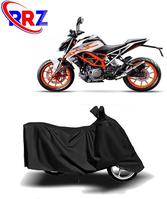 RRZ Waterproof Two Wheeler Cover for KTM(Duke 390, Black)