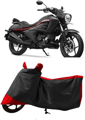 GROFATIK Two Wheeler Cover for Suzuki(Intruder 250 BS6, Red)