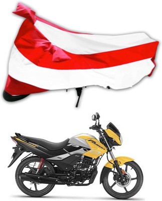 Ascension Two Wheeler Cover for Hero(Passion Pro i3S, Red, White)