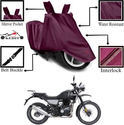 KEDIT Two Wheeler Cover for Royal Enfield(Himalayan, Maroon)