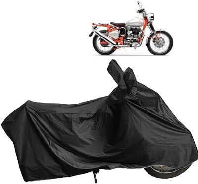 MMSSTAR Waterproof Two Wheeler Cover for Royal Enfield(Bullet Trials 350, Black)