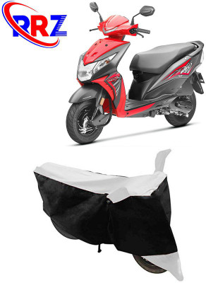 RRZ Waterproof Two Wheeler Cover for Honda(Deo, Black, White)