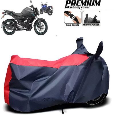 smwzxyu Waterproof Two Wheeler Cover for Honda, Bajaj, Hero, TVS(Red, Blue)