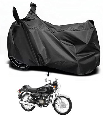 Auto Hub Waterproof Two Wheeler Cover for Hero(Splendor Pro Classic, Black)
