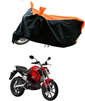 DeepShakshi AUTOMOTIVE Waterproof Two Wheeler Cover for Revolt(Motors RV 400, Orange)