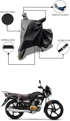 RAQTRO Waterproof Two Wheeler Cover for TVS(Radeon, Black)
