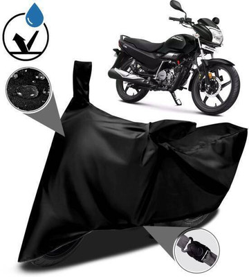 DeepShakshi AUTOMOTIVE Waterproof Two Wheeler Cover for Hero(Splendor I Smart, Black)