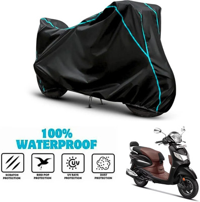 ANTHUB Waterproof Two Wheeler Cover for Hero(Pleasure Plus, Black)