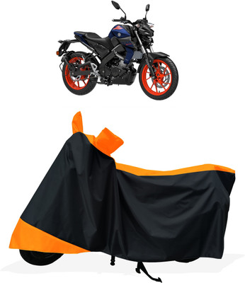 Tricway Two Wheeler Cover for Yamaha(MT-15, Orange)