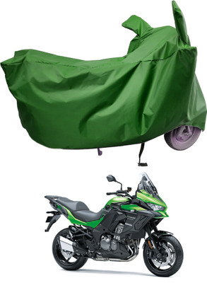 Amexride Two Wheeler Cover for Kawasaki(Versys 1000, Maroon)