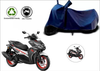 MMSSTAR Waterproof Two Wheeler Cover for Yamaha(Aerox 155 Maxi BS6, Blue)