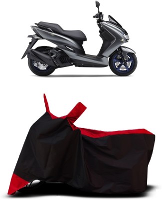 VESMEI Two Wheeler Cover for Yamaha(Majesty S 155 maxi BS6, Red)