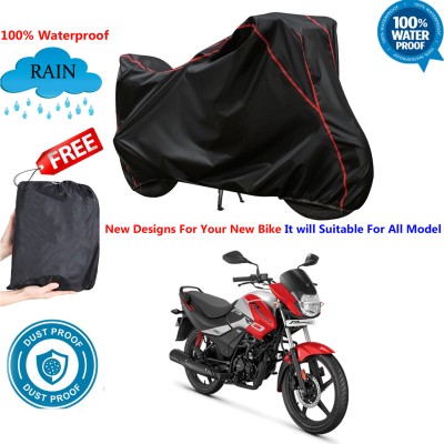 OliverX Waterproof Two Wheeler Cover for Hero(Passion Xpro, Black)