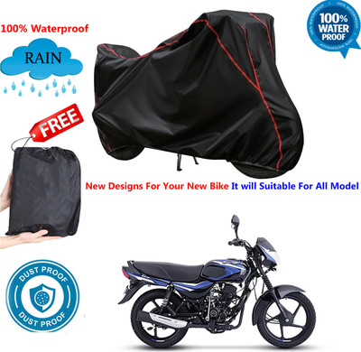 OliverX Waterproof Two Wheeler Cover for Bajaj(CT110, Black)
