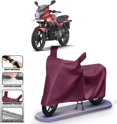 HWSXQAE Waterproof Two Wheeler Cover for Bajaj(Maroon)
